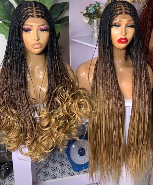 Pre-Oder: French curls & Bone straight braided wigs
